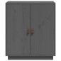vidaXL Sideboard Grau 65,5x40x75 cm Massivholz Kiefer vidaXL Sideboard Grau 65,5x40x75 cm Massivholz Kiefer