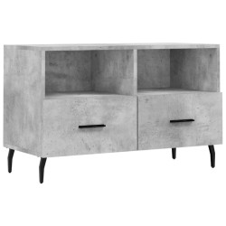 vidaXL TV-Schrank Betongrau 80x36x50 cm Holzwerkstoff
