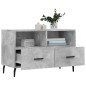 vidaXL TV-Schrank Betongrau 80x36x50 cm Holzwerkstoff vidaXL TV-Schrank Betongrau 80x36x50 cm Holzwerkstoff