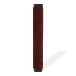 vidaXL Schmutzfangmatte Rechteckig Getuftet 90x150 cm Rot