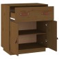 vidaXL Sideboard Honigbraun 65,5x40x75 cm Massivholz Kiefer vidaXL Sideboard Honigbraun 65,5x40x75 cm Massivholz Kiefer
