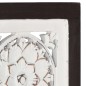 vidaXL Handgeschnitztes Wandpaneel MDF 40x40x1,5 cm Braun und Weiß vidaXL Handgeschnitztes Wandpaneel MDF 40x40x1,5 cm Braun und Weiß