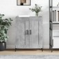vidaXL Sideboard Betongrau 69,5x34x90 cm Holzwerkstoff vidaXL Sideboard Betongrau 69,5x34x90 cm Holzwerkstoff
