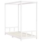 vidaXL Kinderbett Weiß 90x190 cm Massivholz Kiefer vidaXL Kinderbett Weiß 90x190 cm Massivholz Kiefer