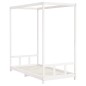 vidaXL Kinderbett Weiß 90x190 cm Massivholz Kiefer vidaXL Kinderbett Weiß 90x190 cm Massivholz Kiefer