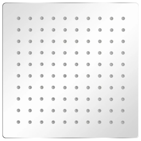 vidaXL Regenduschkopf Edelstahl 20x20 cm Quadratisch