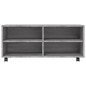 vidaXL TV-Schrank mit Rollen Grau Sonoma 90x35x35 cm Holzwerkstoff vidaXL TV-Schrank mit Rollen Grau Sonoma 90x35x35 cm Holzwerkstoff