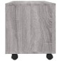 vidaXL TV-Schrank mit Rollen Grau Sonoma 90x35x35 cm Holzwerkstoff vidaXL TV-Schrank mit Rollen Grau Sonoma 90x35x35 cm Holzwerkstoff