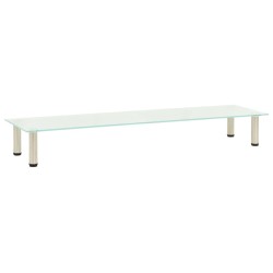 vidaXL TV-Tisch Mattiert 140x35x17 cm Hartglas