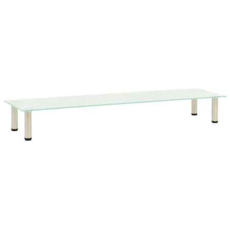 vidaXL TV-Tisch Mattiert 140x35x17 cm Hartglas