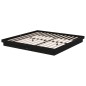 vidaXL Massivholzbett Schwarz 200x200 cm vidaXL Massivholzbett Schwarz 200x200 cm