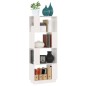 vidaXL Bücherregal/Raumteiler Weiß 51x25x132 cm Massivholz Kiefer vidaXL Bücherregal/Raumteiler Weiß 51x25x132 cm Massivholz Kiefer