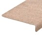 vidaXL Treppenmatten 15 Stk. Nadelvlies 65x21x4 cm Braun vidaXL Treppenmatten 15 Stk. Nadelvlies 65x21x4 cm Braun