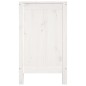vidaXL Wäschetruhe Weiß 88,5x44x76 cm Massivholz Kiefer vidaXL Wäschetruhe Weiß 88,5x44x76 cm Massivholz Kiefer