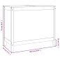 vidaXL Wäschetruhe Weiß 88,5x44x76 cm Massivholz Kiefer vidaXL Wäschetruhe Weiß 88,5x44x76 cm Massivholz Kiefer