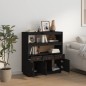 vidaXL Highboard Schwarz 100x40x108,5 cm Massivholz Kiefer vidaXL Highboard Schwarz 100x40x108,5 cm Massivholz Kiefer