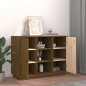 vidaXL Sideboard Honigbraun 100x40x75 cm Massivholz Kiefer vidaXL Sideboard Honigbraun 100x40x75 cm Massivholz Kiefer