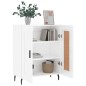 vidaXL Sideboard Hochglanz-Weiß 69,5x34x90 cm Holzwerkstoff vidaXL Sideboard Hochglanz-Weiß 69,5x34x90 cm Holzwerkstoff