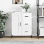 vidaXL Sideboard Hochglanz-Weiß 69,5x34x90 cm Holzwerkstoff vidaXL Sideboard Hochglanz-Weiß 69,5x34x90 cm Holzwerkstoff