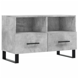 vidaXL TV-Schrank Betongrau 80x36x50 cm Holzwerkstoff