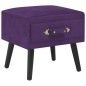 Nachttische 2 Stk. Dunkelviolett 40 x 35 x 40 cm Samt Nachttische 2 Stk. Dunkelviolett 40 x 35 x 40 cm Samt