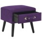Nachttische 2 Stk. Dunkelviolett 40 x 35 x 40 cm Samt Nachttische 2 Stk. Dunkelviolett 40 x 35 x 40 cm Samt