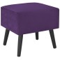 Nachttische 2 Stk. Dunkelviolett 40 x 35 x 40 cm Samt Nachttische 2 Stk. Dunkelviolett 40 x 35 x 40 cm Samt