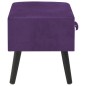 Nachttische 2 Stk. Dunkelviolett 40 x 35 x 40 cm Samt Nachttische 2 Stk. Dunkelviolett 40 x 35 x 40 cm Samt