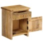 vidaXL Nachttisch Massivholz Mango 40x30x50 cm vidaXL Nachttisch Massivholz Mango 40x30x50 cm
