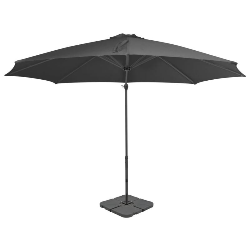 vidaXL Sonnenschirm mit Schirmständer Anthrazit vidaXL Sonnenschirm mit Schirmständer Anthrazit