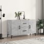 vidaXL Sideboard Betongrau 100x36x60 cm Holzwerkstoff vidaXL Sideboard Betongrau 100x36x60 cm Holzwerkstoff