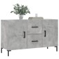 vidaXL Sideboard Betongrau 100x36x60 cm Holzwerkstoff vidaXL Sideboard Betongrau 100x36x60 cm Holzwerkstoff