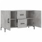 vidaXL Sideboard Betongrau 100x36x60 cm Holzwerkstoff vidaXL Sideboard Betongrau 100x36x60 cm Holzwerkstoff