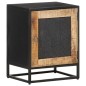 vidaXL Nachttisch 40x30x50 cm Raues Mangoholz vidaXL Nachttisch 40x30x50 cm Raues Mangoholz