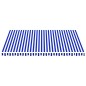 vidaXL Markisenbespannung Blau und Weiß 4,5x3,5 m vidaXL Markisenbespannung Blau und Weiß 4,5x3,5 m