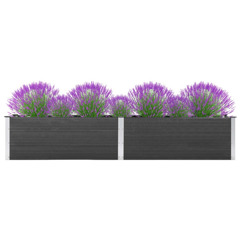 vidaXL Garten-Hochbeet 300 x 50 x 54 cm WPC Grau vidaXL Garten-Hochbeet 300 x 50 x 54 cm WPC Grau