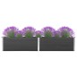 vidaXL Garten-Hochbeet 300 x 50 x 54 cm WPC Grau vidaXL Garten-Hochbeet 300 x 50 x 54 cm WPC Grau