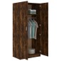 vidaXL Kleiderschrank Räuchereiche 80x52x180 cm Holzwerkstoff vidaXL Kleiderschrank Räuchereiche 80x52x180 cm Holzwerkstoff