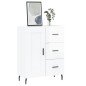 vidaXL Sideboard Hochglanz-Weiß 69,5x34x90 cm Holzwerkstoff vidaXL Sideboard Hochglanz-Weiß 69,5x34x90 cm Holzwerkstoff