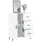 vidaXL Sideboard Hochglanz-Weiß 69,5x34x90 cm Holzwerkstoff vidaXL Sideboard Hochglanz-Weiß 69,5x34x90 cm Holzwerkstoff