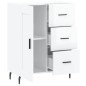 vidaXL Sideboard Hochglanz-Weiß 69,5x34x90 cm Holzwerkstoff vidaXL Sideboard Hochglanz-Weiß 69,5x34x90 cm Holzwerkstoff