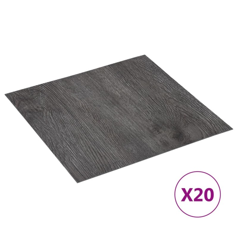 vidaXL PVC-Fliesen Selbstklebend 20 Stk. 1,86 m² Braun vidaXL PVC-Fliesen Selbstklebend 20 Stk. 1,86 m² Braun