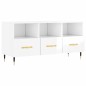 vidaXL TV-Schrank Hochglanz-Weiß 102x36x50 cm Holzwerkstoff vidaXL TV-Schrank Hochglanz-Weiß 102x36x50 cm Holzwerkstoff