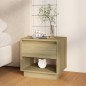 vidaXL Nachttisch Sonoma-Eiche 45x34x44 cm Holzwerkstoff vidaXL Nachttisch Sonoma-Eiche 45x34x44 cm Holzwerkstoff