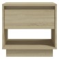 vidaXL Nachttisch Sonoma-Eiche 45x34x44 cm Holzwerkstoff vidaXL Nachttisch Sonoma-Eiche 45x34x44 cm Holzwerkstoff