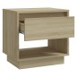vidaXL Nachttisch Sonoma-Eiche 45x34x44 cm Holzwerkstoff vidaXL Nachttisch Sonoma-Eiche 45x34x44 cm Holzwerkstoff