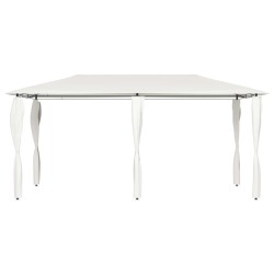 vidaXL Pavillon mit Pfostenabdeckungen 3x6x2,6 m Creme 160 g/m² 