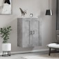 vidaXL Wandschrank Betongrau 69,5x34x90 cm Holzwerkstoff vidaXL Wandschrank Betongrau 69,5x34x90 cm Holzwerkstoff