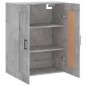 vidaXL Wandschrank Betongrau 69,5x34x90 cm Holzwerkstoff vidaXL Wandschrank Betongrau 69,5x34x90 cm Holzwerkstoff