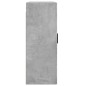 vidaXL Wandschrank Betongrau 69,5x34x90 cm Holzwerkstoff vidaXL Wandschrank Betongrau 69,5x34x90 cm Holzwerkstoff